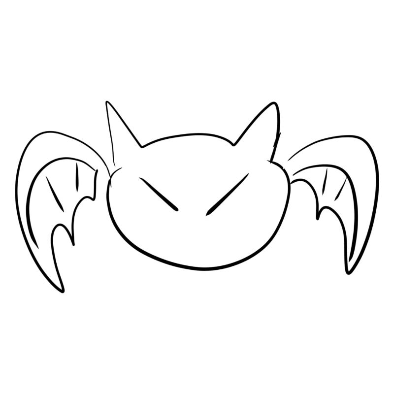 ailes de chauve-souris symbole maléfique commun simplement