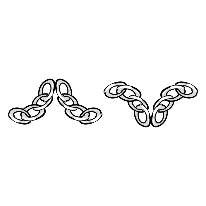 chain chain symbol line silver