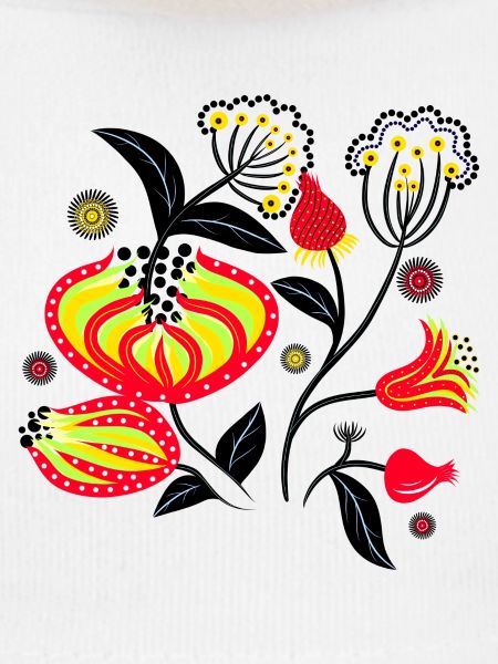 Fleurs peintes