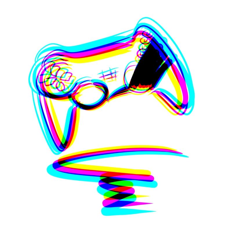 controller gamer gamble lines effect