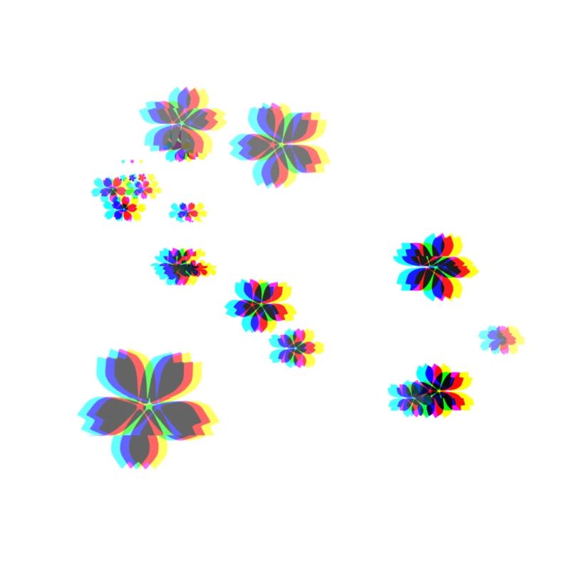 blumen 3d effekt blume symbol