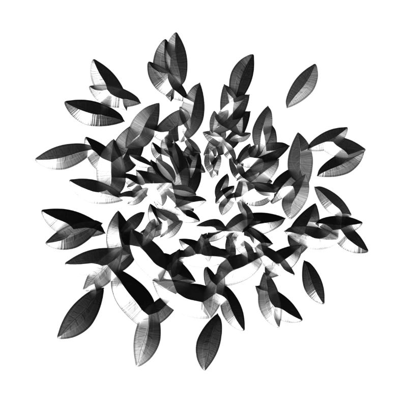 Crystals Symbol Glossy Grey Pattern