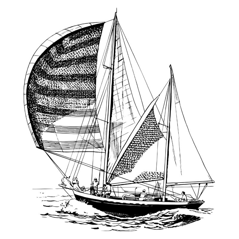 Das Segelboot