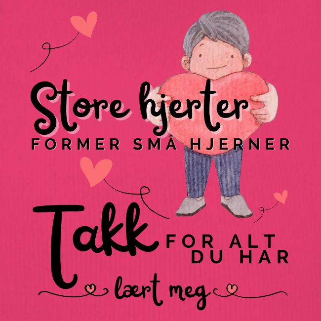 Gave til barnehageansatt eller lærer
