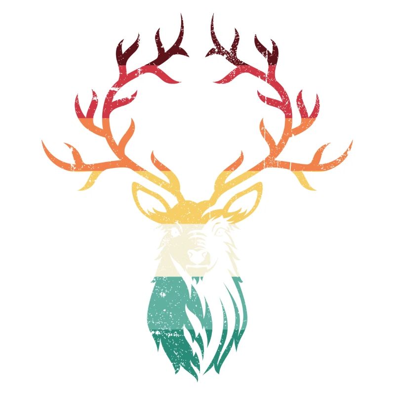 Gradient Deer Antlers