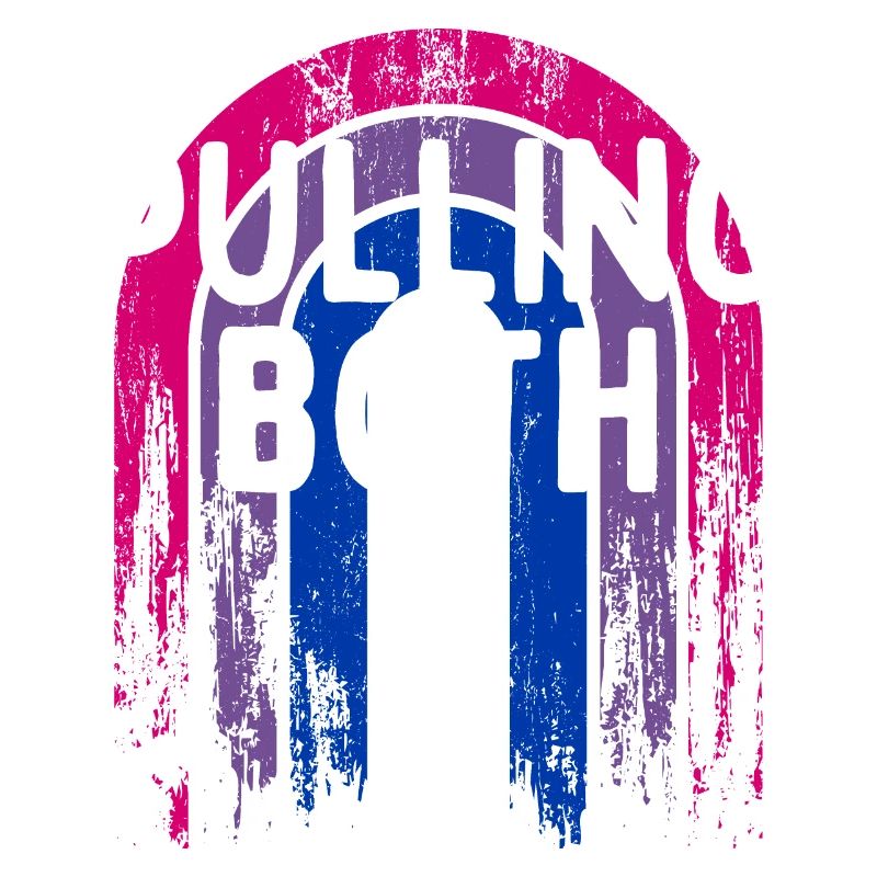 Pulling Both Bisexual LGBTQ Bi Pride Couples Funny