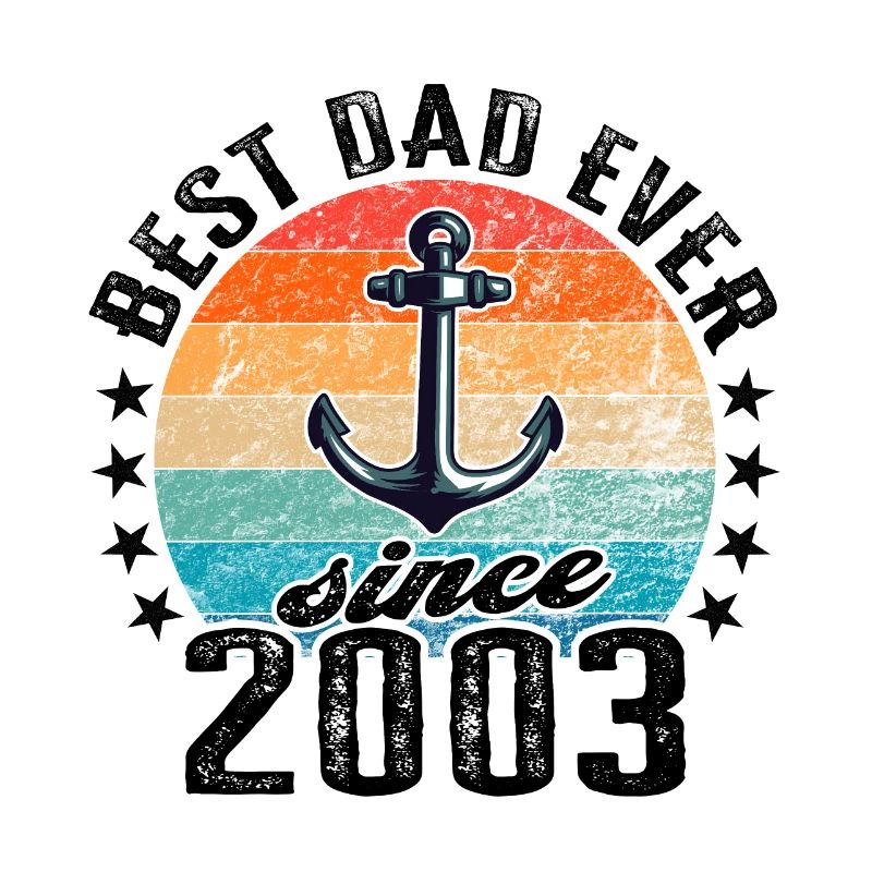 Bester Papa der Welt seit 2003 Anker