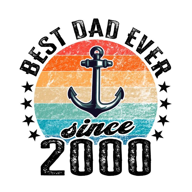 Best dad in the world since 2000 anchor