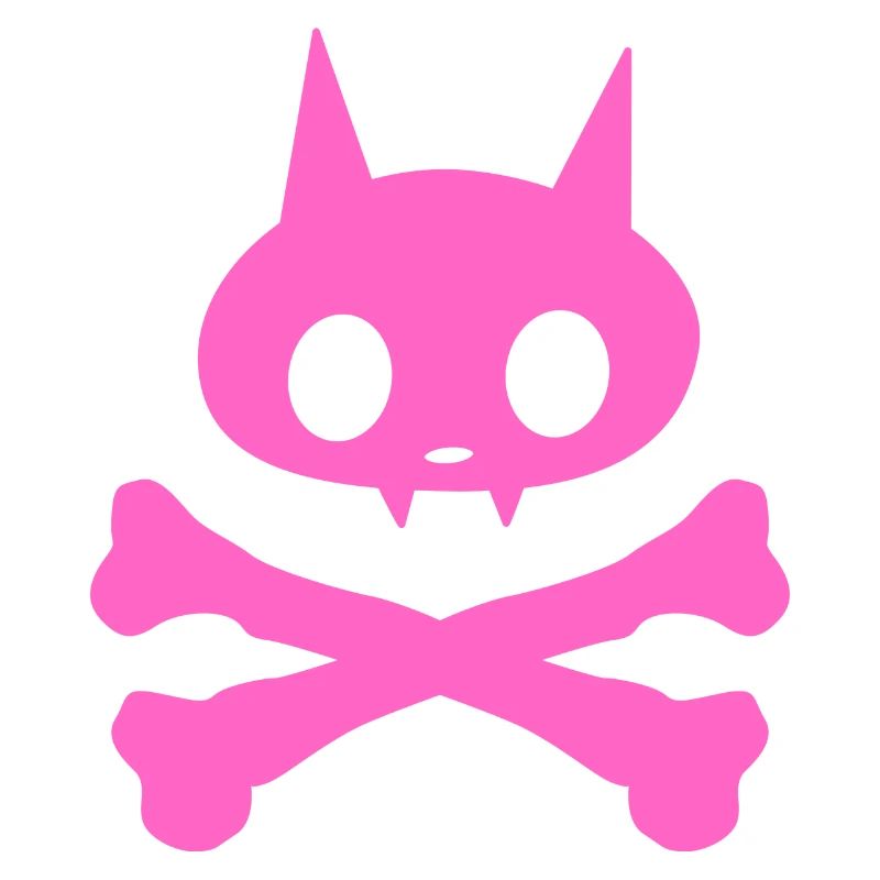 Katze Skelett Mädchen