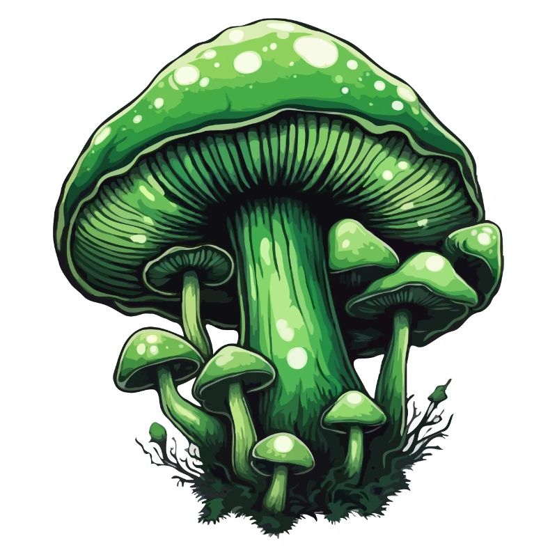 Mushroom / Mushroom / Meadow / Forest / Goa / Psy