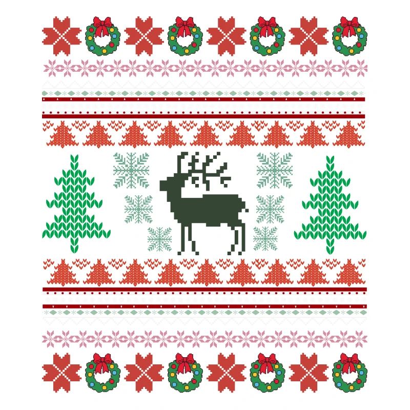 Retro Weihnachtsmuster 2