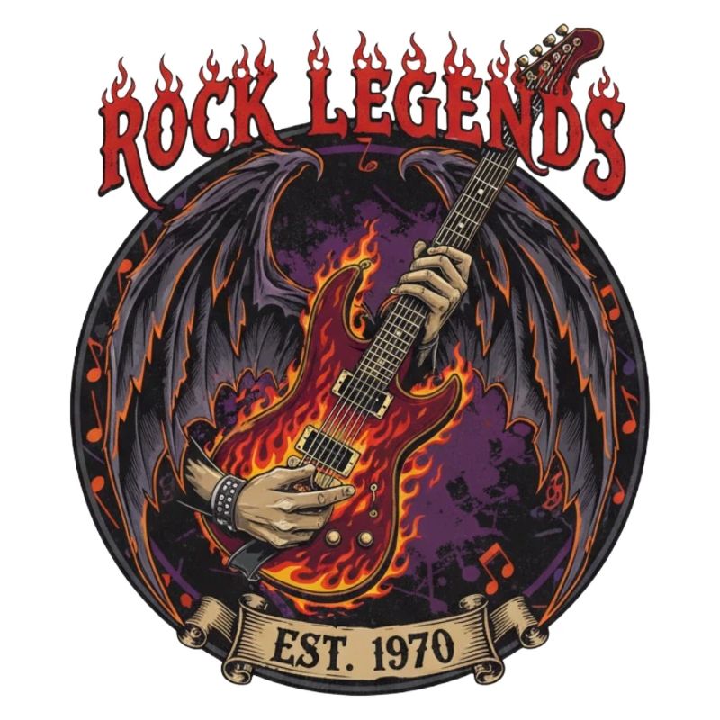 Rock Legends Guitare de feu