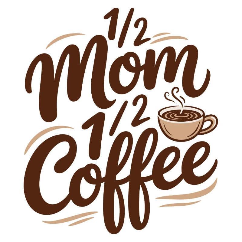 Mutter Koffein Halb Mama Halb Kaffee