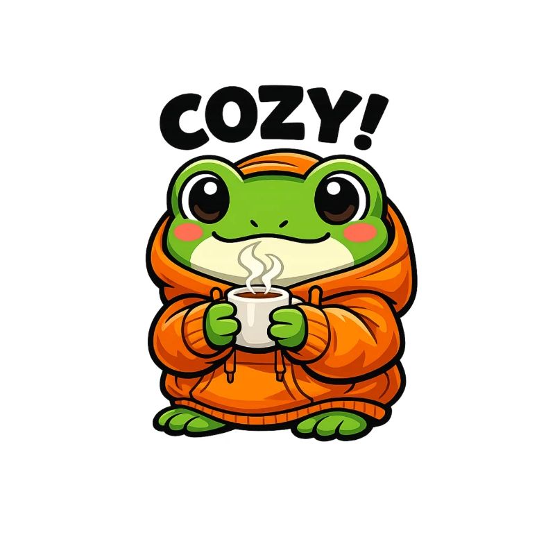 Cozy Frog Pullover Hoodie