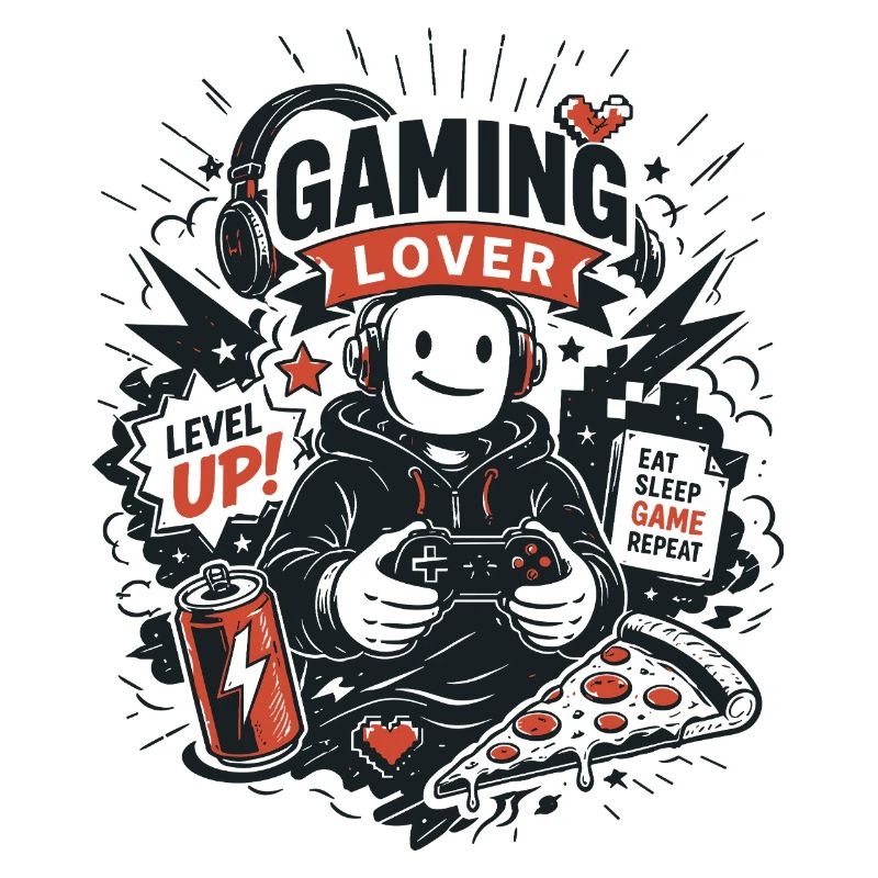Gaming Lover Retro Arcade