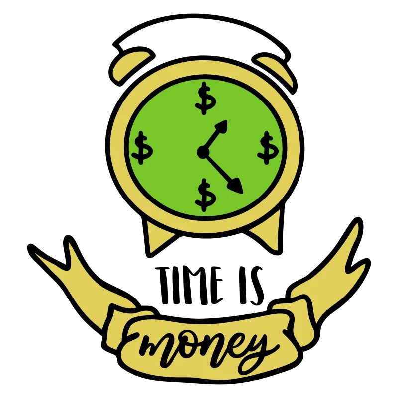 LE TEMPS C’EST DE L’ARGENT ACTIONS D’OR OR AMOUR CHER MOTIF