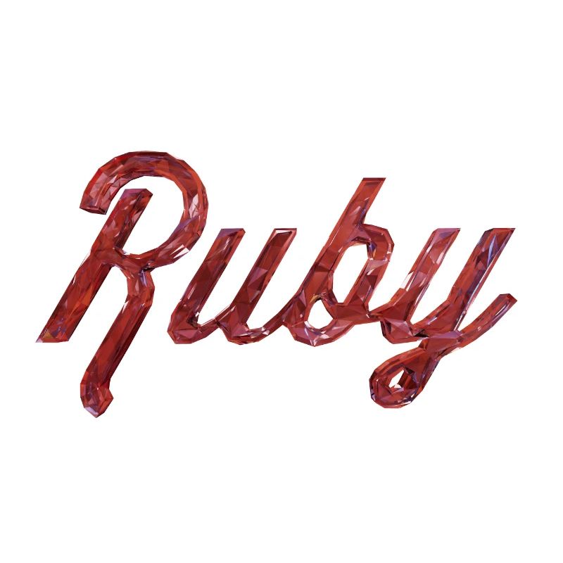 Texte stylisé Ruby