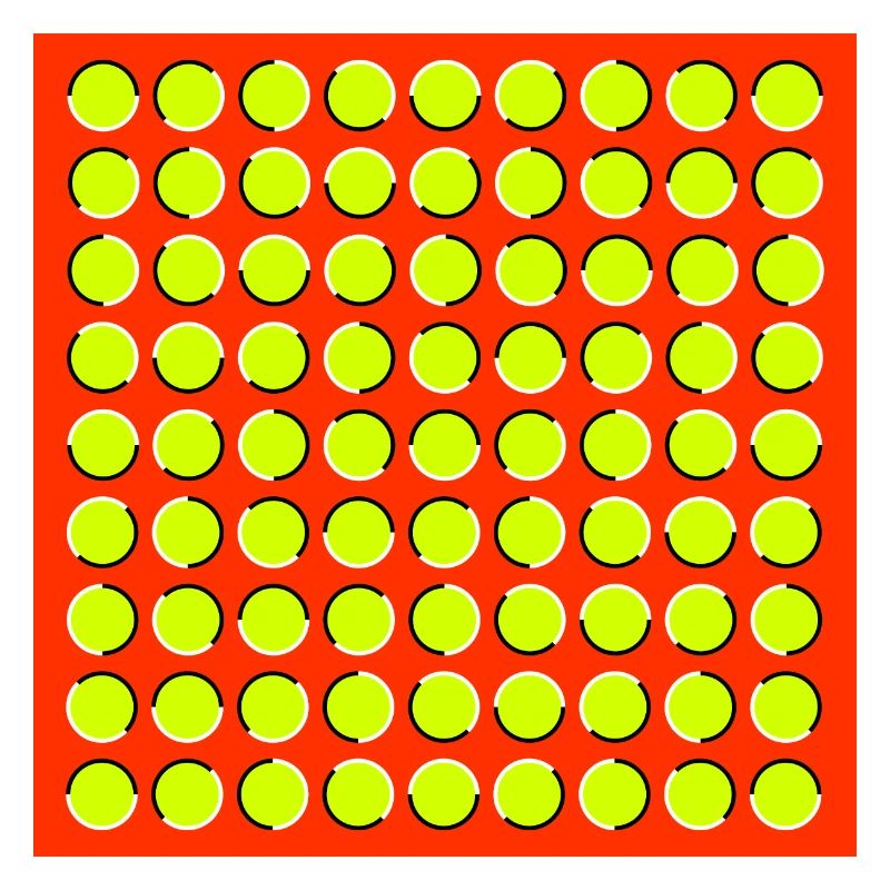 Illusion d’Optique - Cercles Mobiles