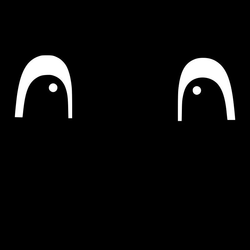 Visage mignon montrant des dents