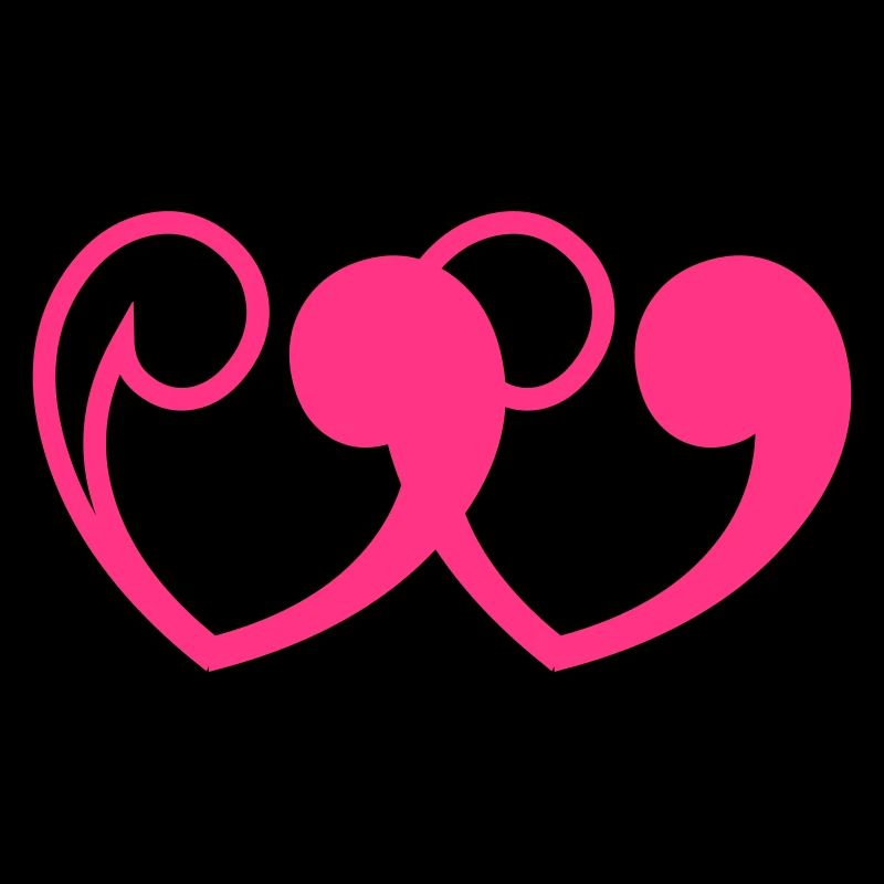 Herz Gänsefüßchen