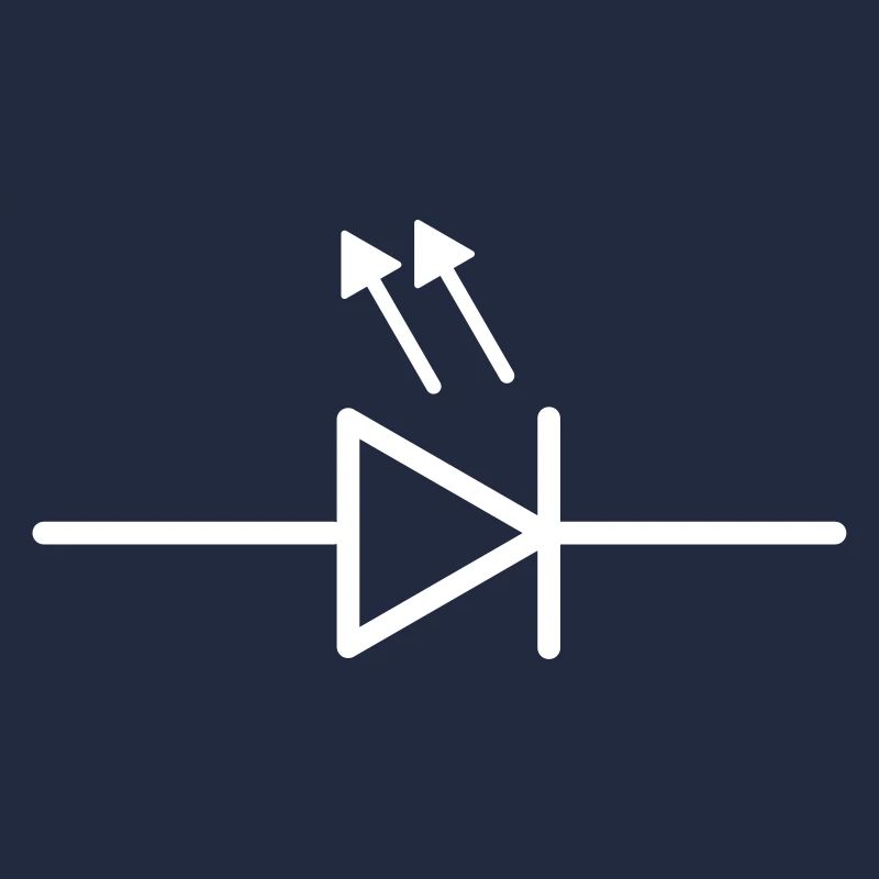 Schaltzeichen Leuchtdiode LED Elektronik