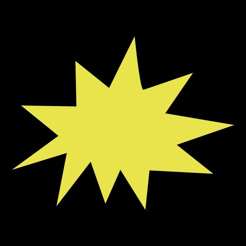 Hintergrund Gelb Explosion Stern