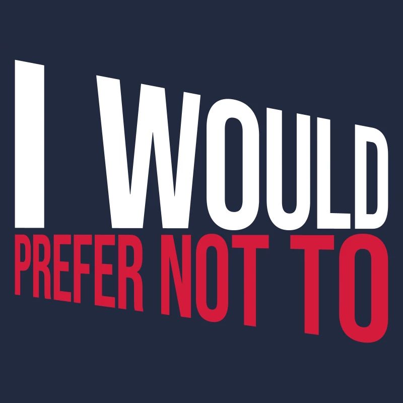 I prefer not to