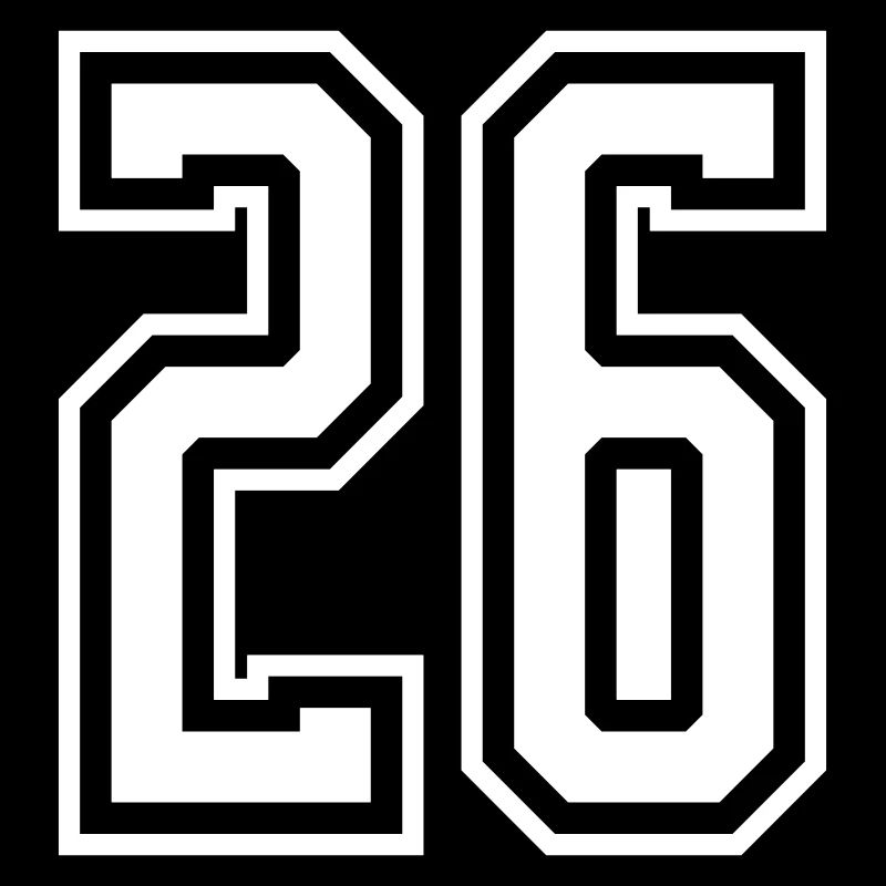 26 Zahl nummer