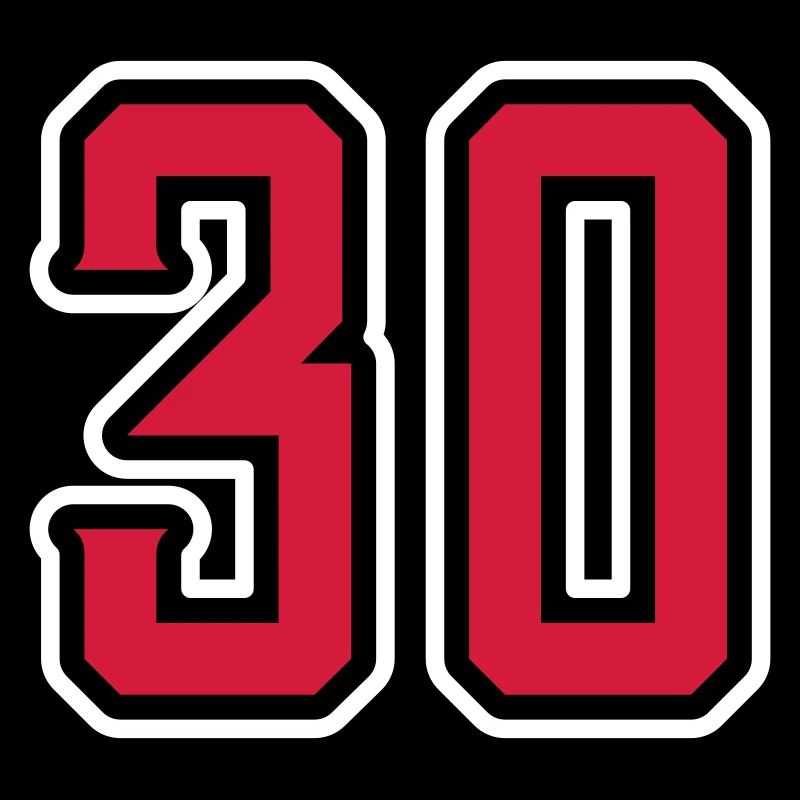 30 Zahl symbol