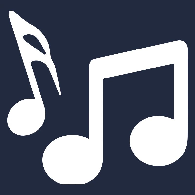 Panneau des notes de musique