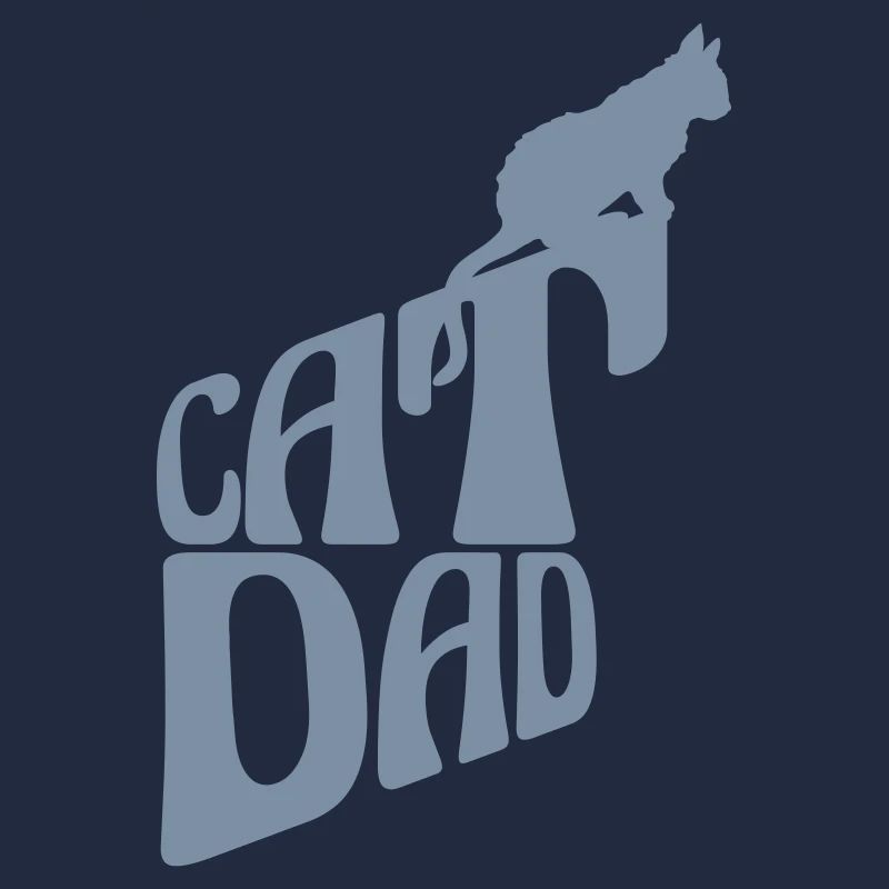 Cat Dad Logo Design