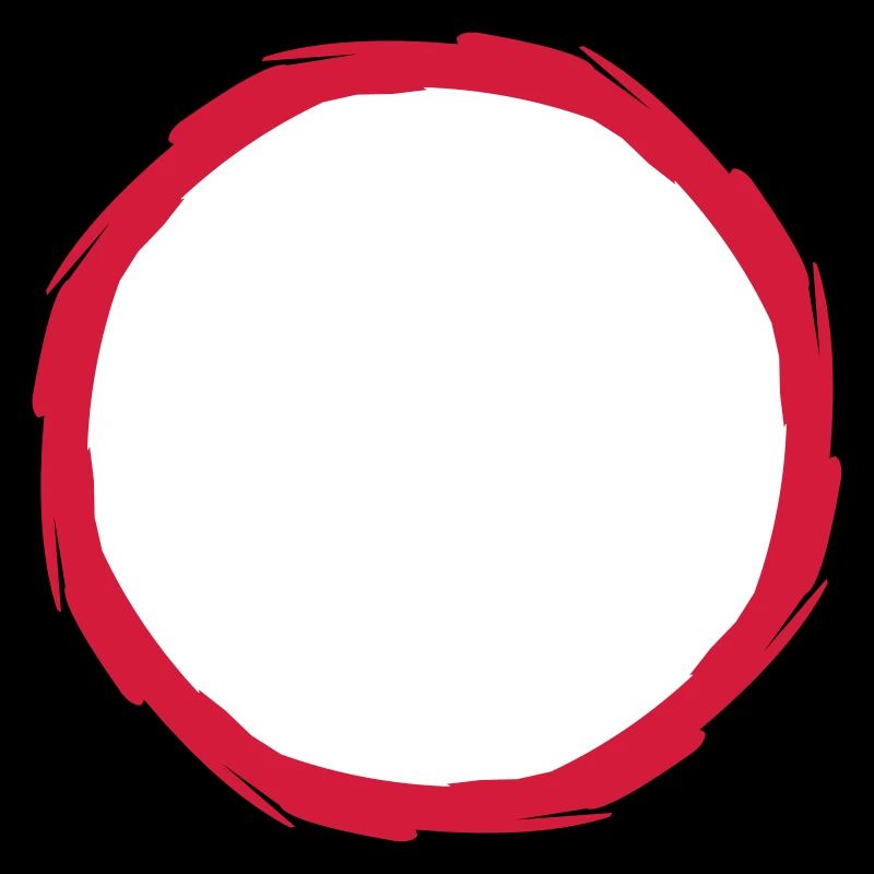 roter ring kreis rund rahmen umrandung kontur pfad
