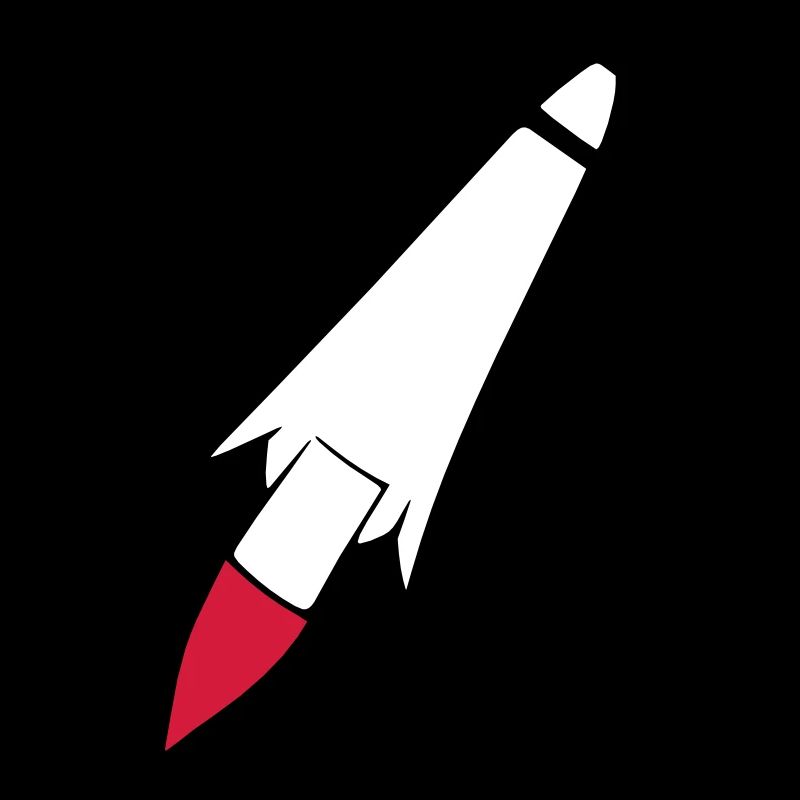 Vecteur de vol spatial spatial de fusée spatiale