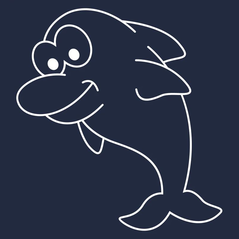 Dolphin Comic Animal