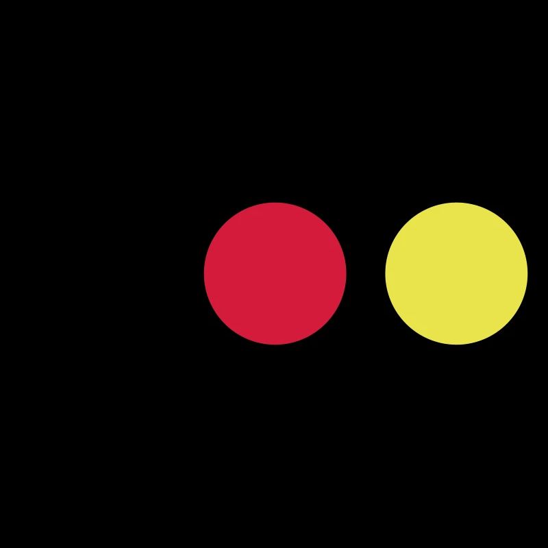 Points black, red and yellow