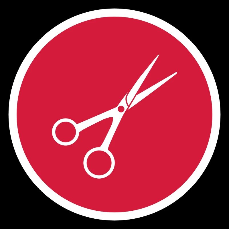 Schere Barber Kreis