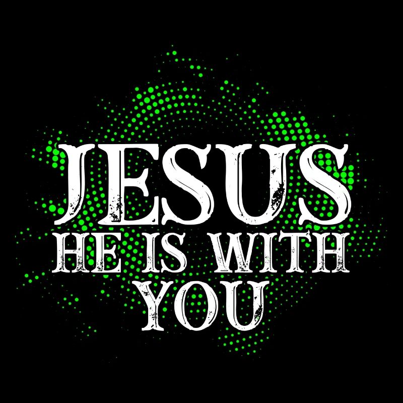 Jesus Christus Ist Mit Dir - Christliches Motiv