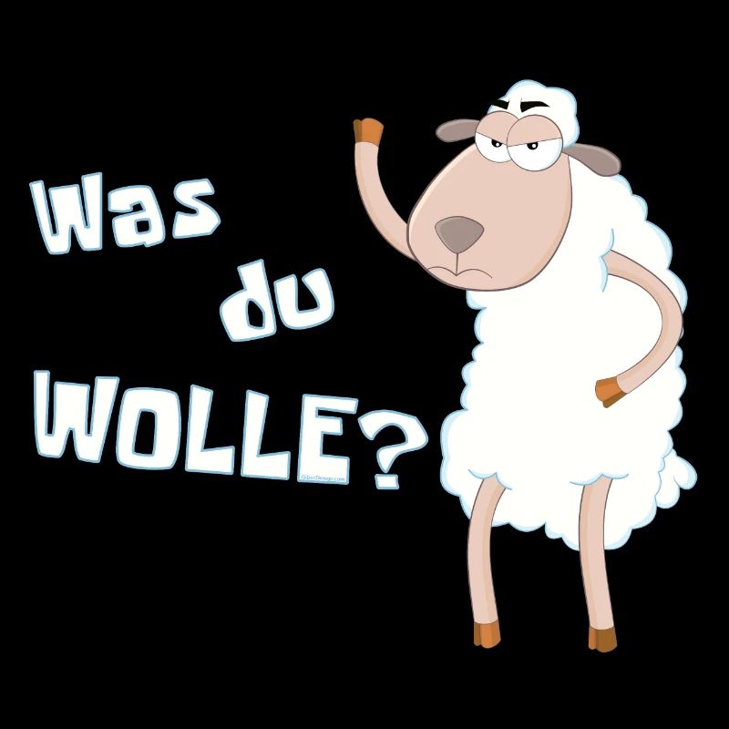 Wütendes Schaf fragt: "Was du Wolle?" - Wortwitz