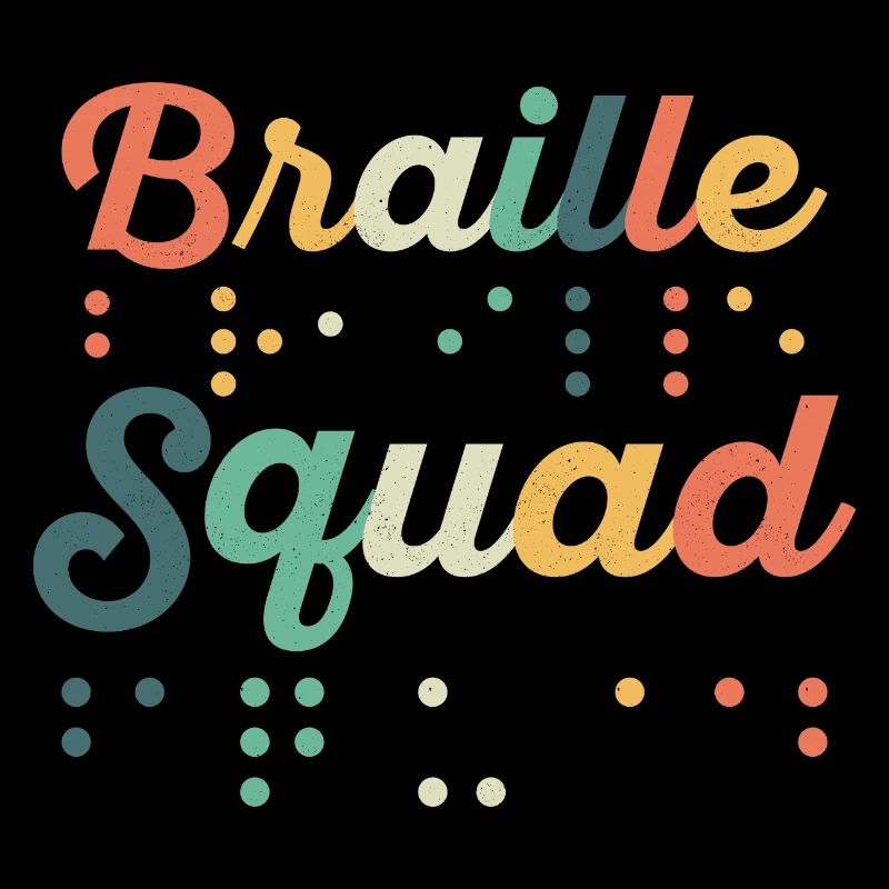 Braille Squad Braille Dots Impaired Blindness