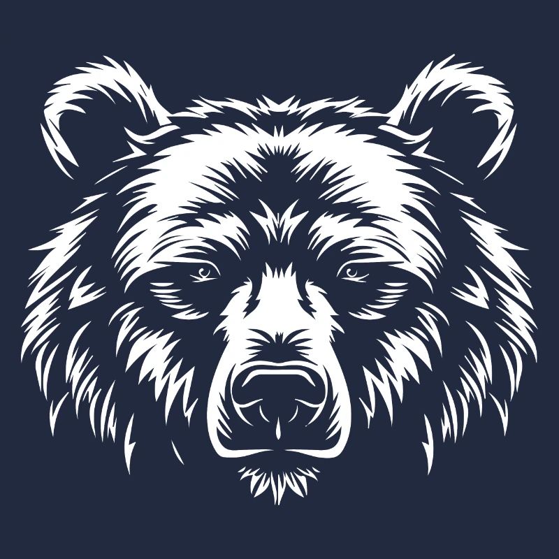 Bär Logo Stilisiert