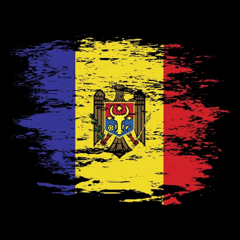 Moldau Flagge used