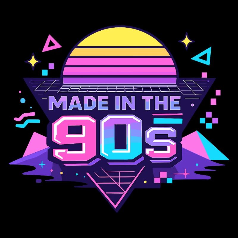 Made in the 90s Retro Neon