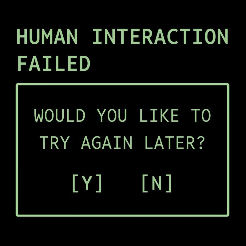 Interaction humaine échouée