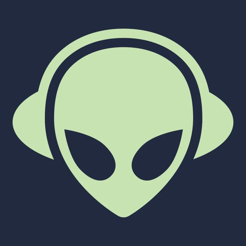 Alien Kopfhörer Glow in the dark