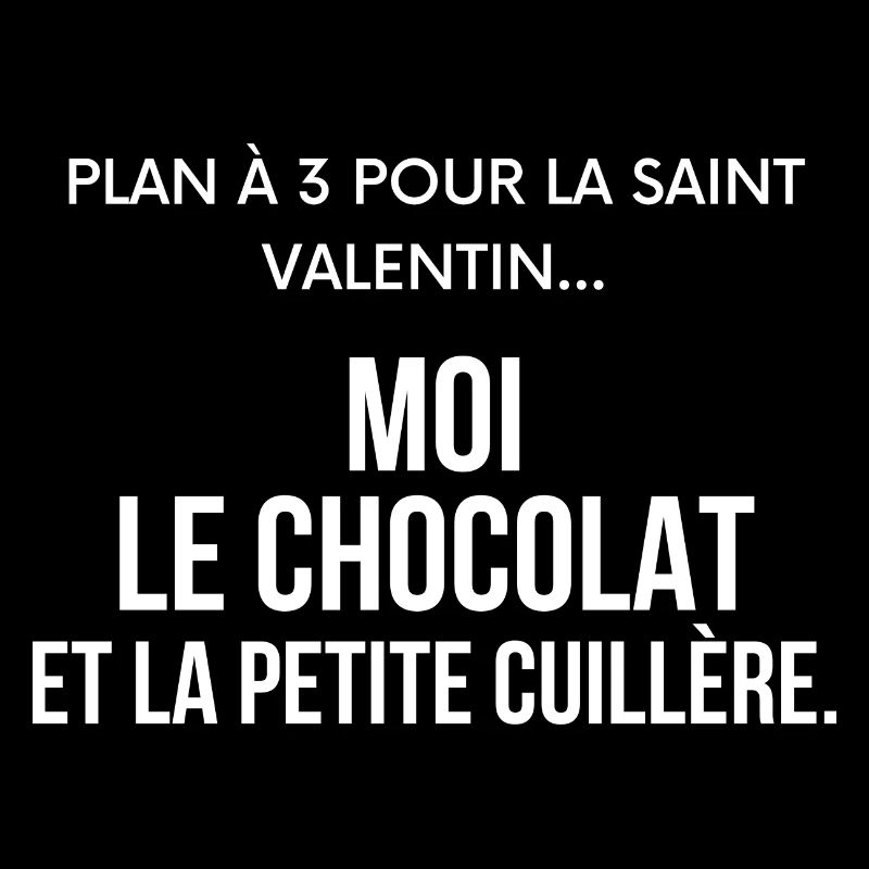 Cadeau humour Saint Valentin plan à 3