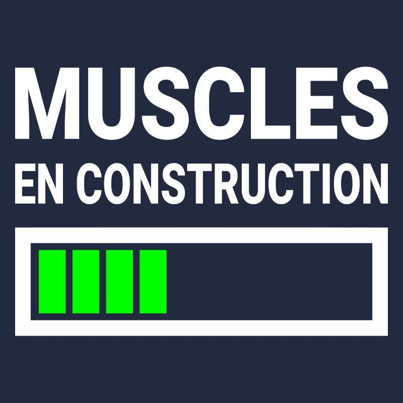 Muscles En Construction Cadeau Drôle