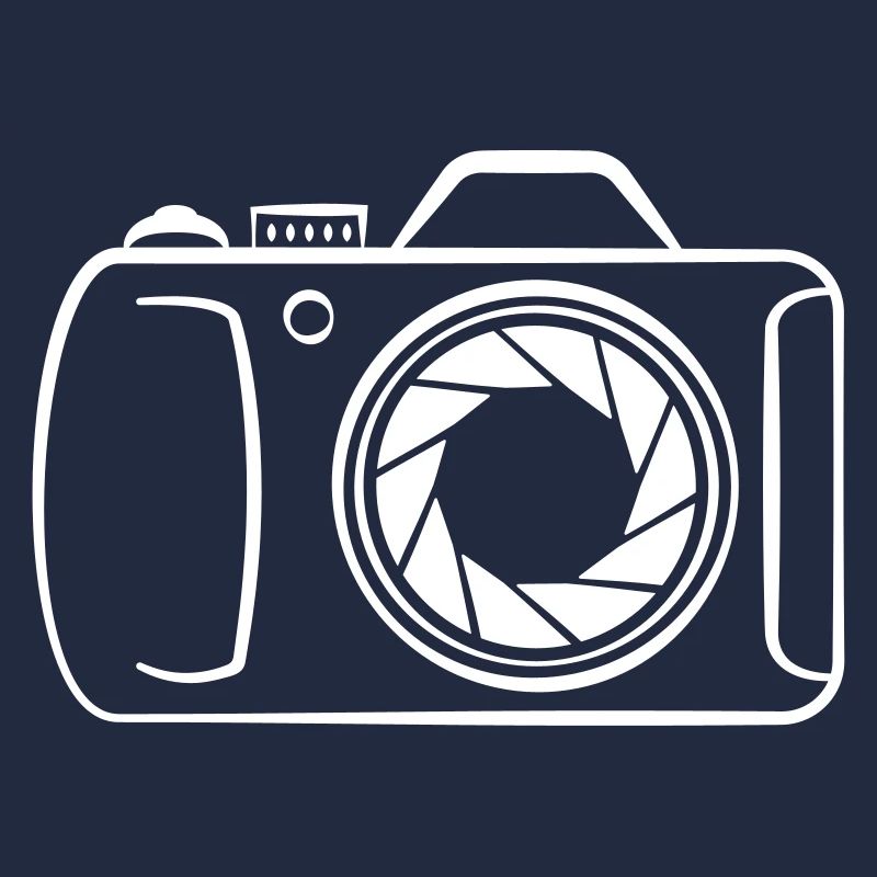 Camera Icon Logo for Photographers Customizable