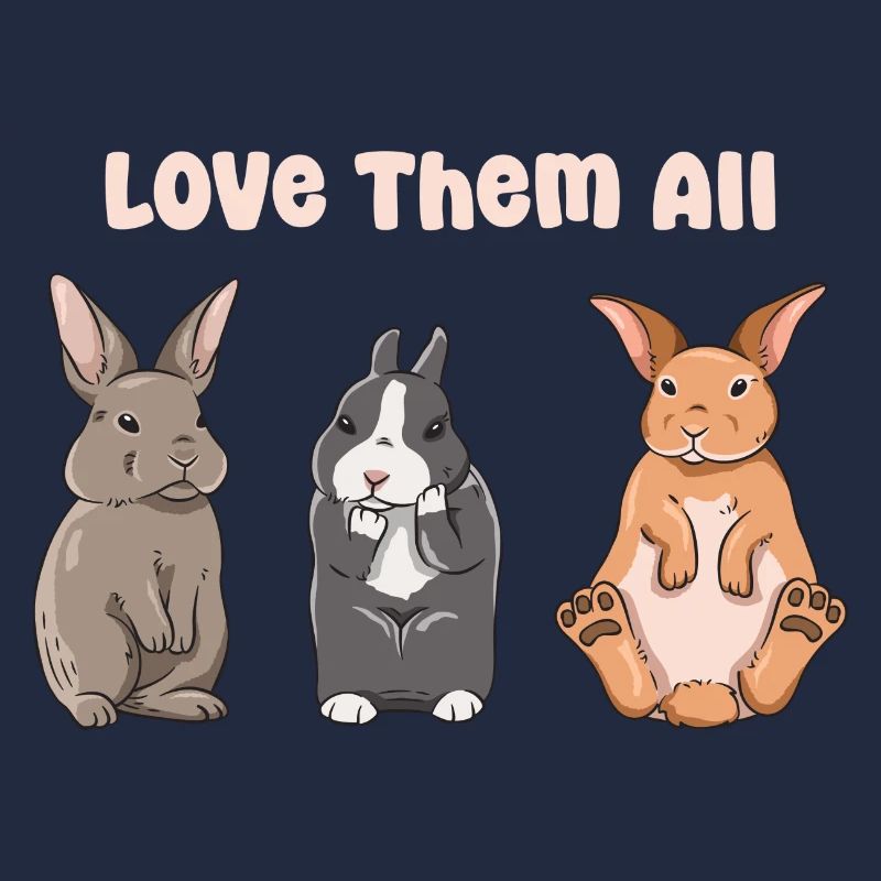 Conception de lapin mignon pour les propriétaires de lapins