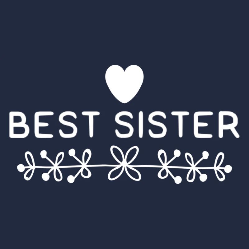 Best Sister - Beste Schwester mit Herz