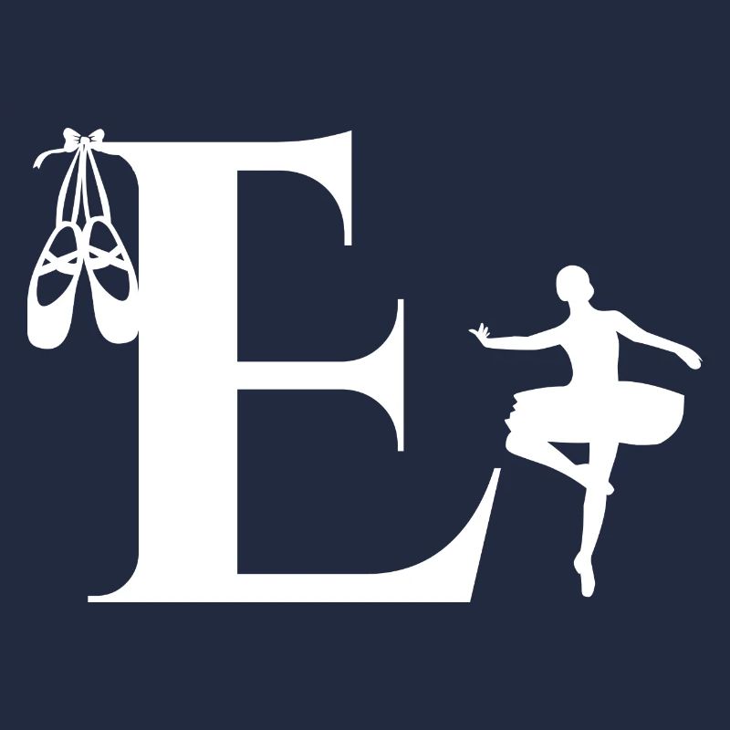 Buchstabe e Ballerina